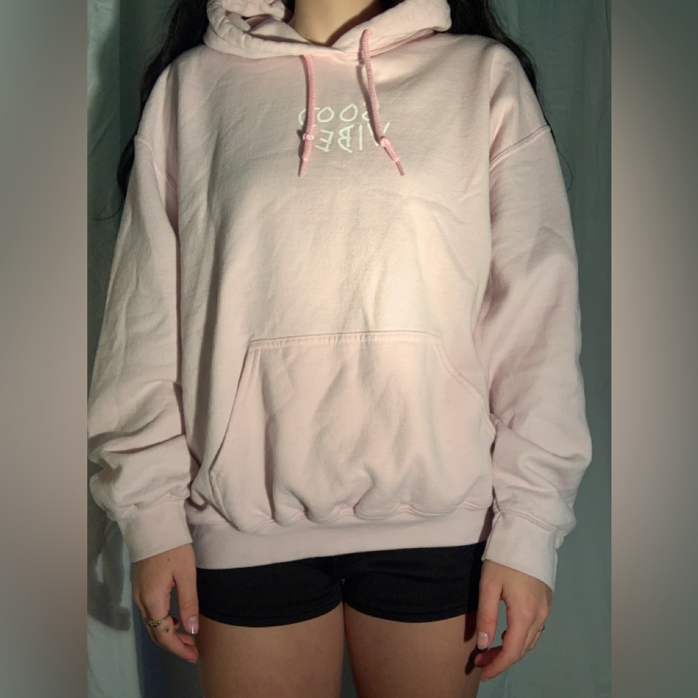 SCW Good Vibes Sweatshirt Light Pink Large